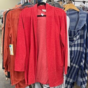 1.4.3. Story by Line Up Vibrant Red Cardigan